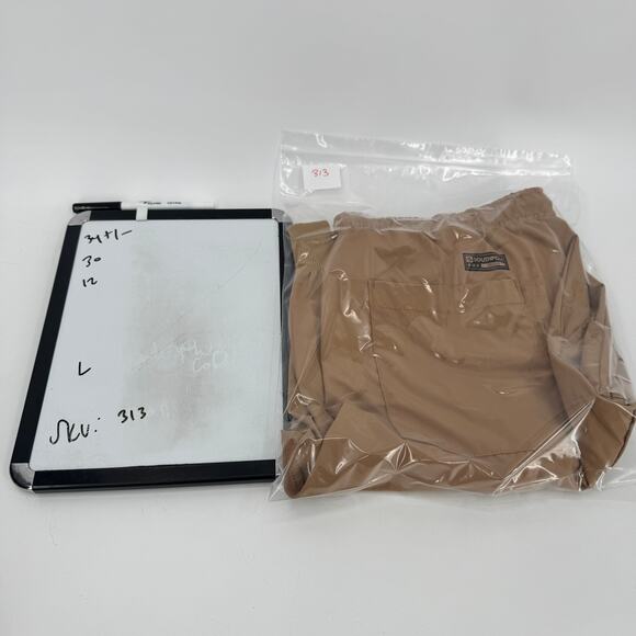 Southpole Jogger Pants Mens Large Khaki Tan Cargo Stretch Activewear 30" Inseam - Picture 7 of 7